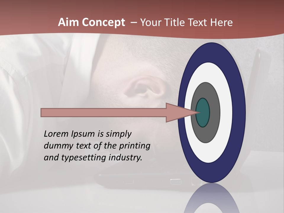 Headache From Work PowerPoint Template