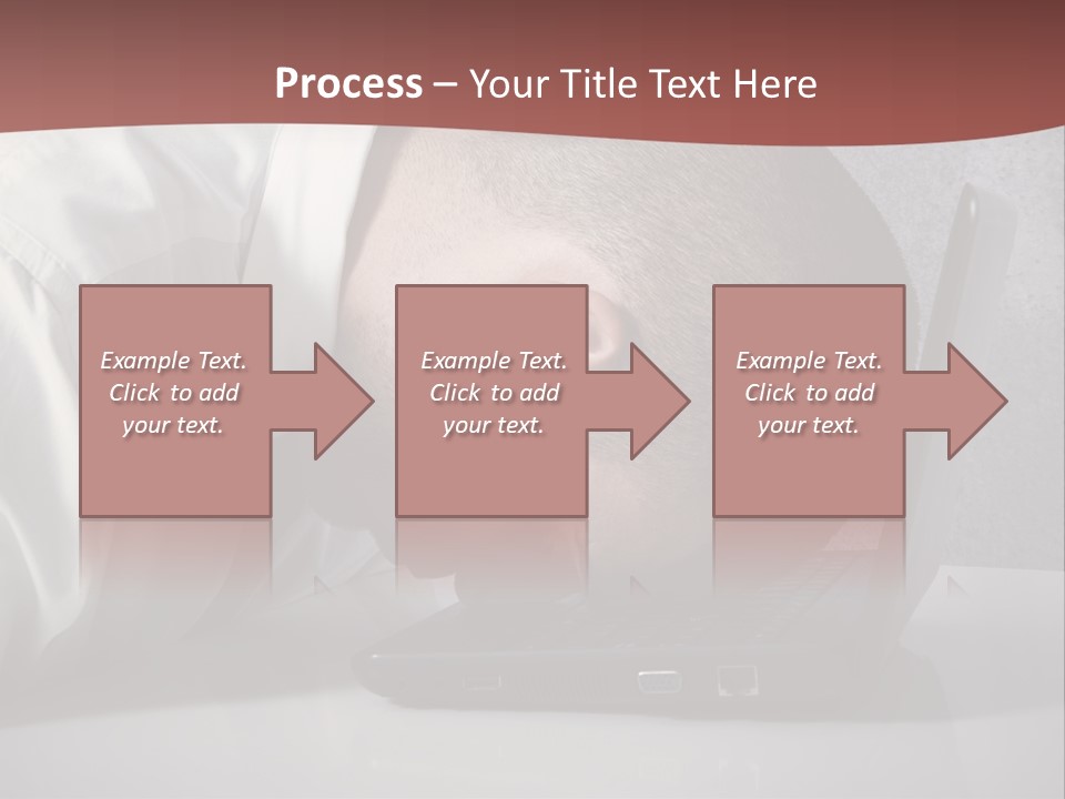Headache From Work PowerPoint Template
