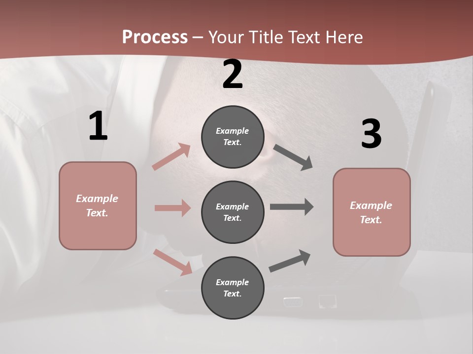 Headache From Work PowerPoint Template