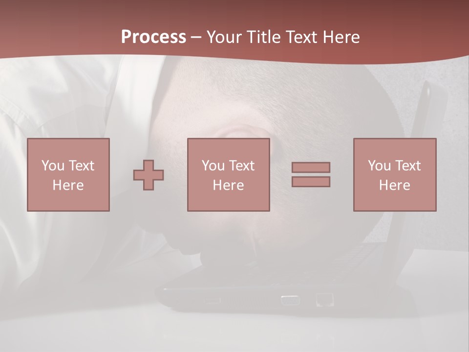Headache From Work PowerPoint Template