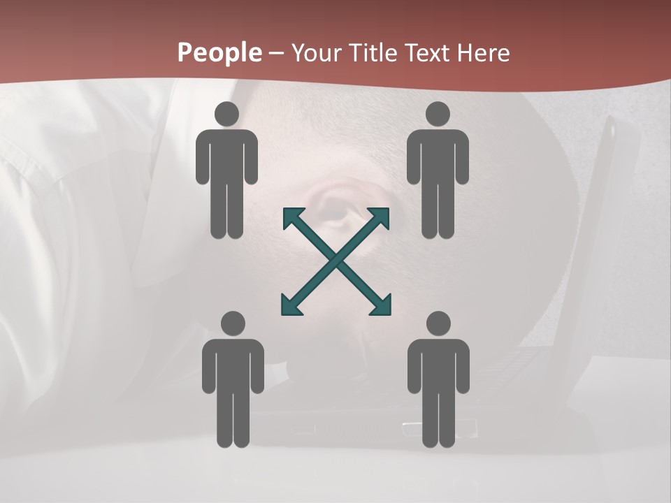 Headache From Work PowerPoint Template