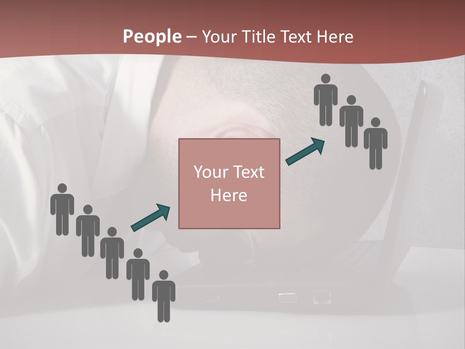 Headache From Work PowerPoint Template