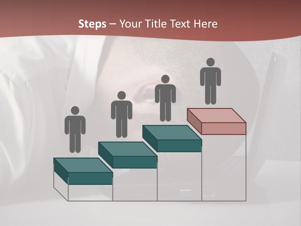 Headache From Work PowerPoint Template