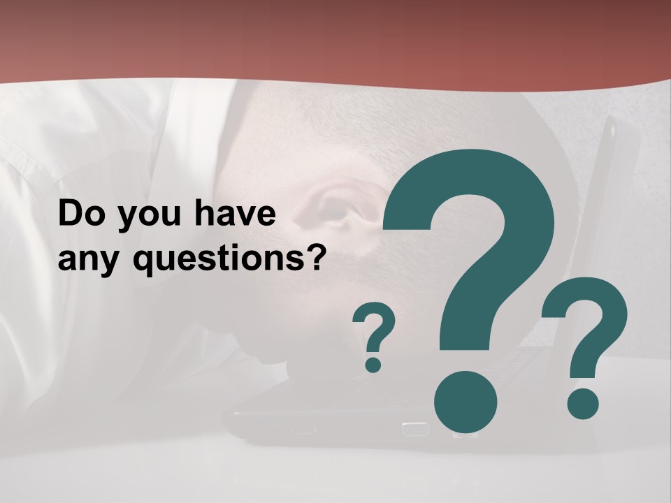 Headache From Work PowerPoint Template