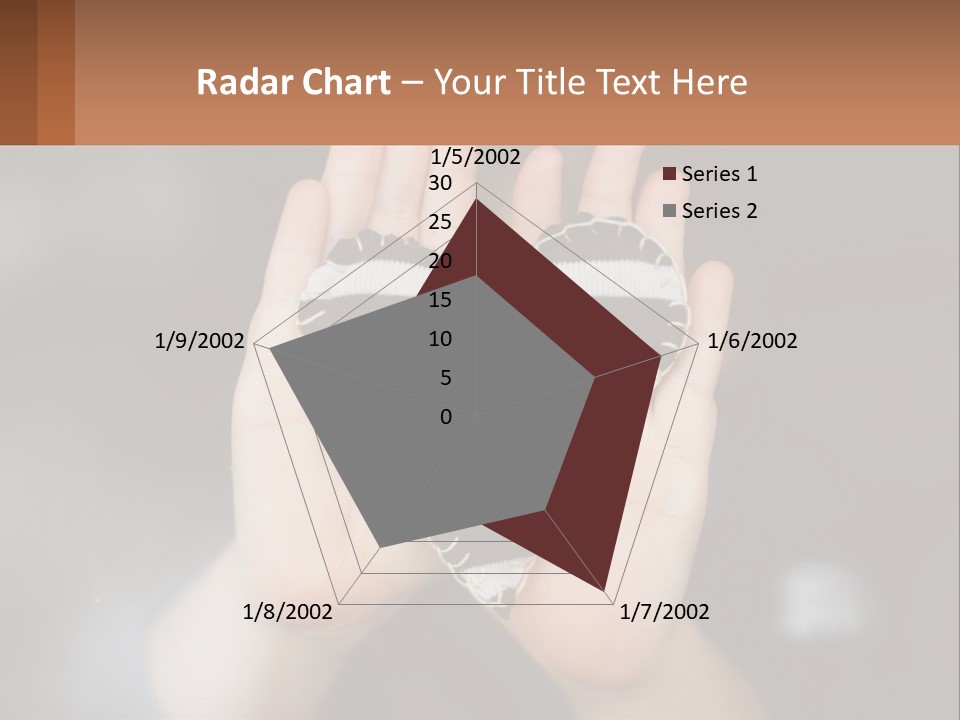 Decorative Fabric Heart PowerPoint Template