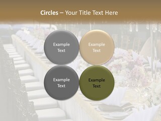 Wedding Table For Guests PowerPoint Template