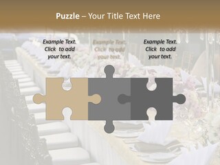 Wedding Table For Guests PowerPoint Template