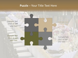 Wedding Table For Guests PowerPoint Template