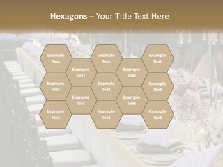 Wedding Table For Guests PowerPoint Template
