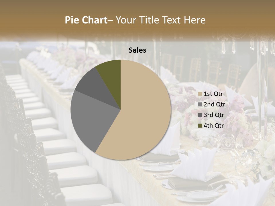 Wedding Table For Guests PowerPoint Template