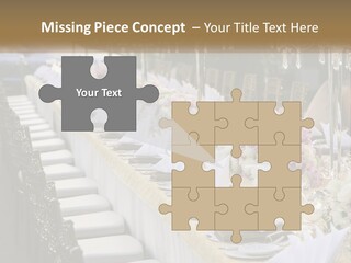 Wedding Table For Guests PowerPoint Template