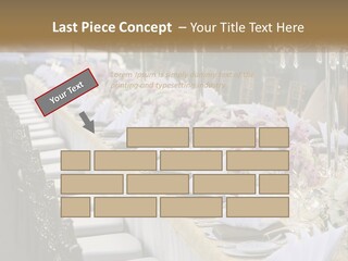 Wedding Table For Guests PowerPoint Template