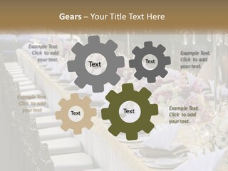 Wedding Table For Guests PowerPoint Template