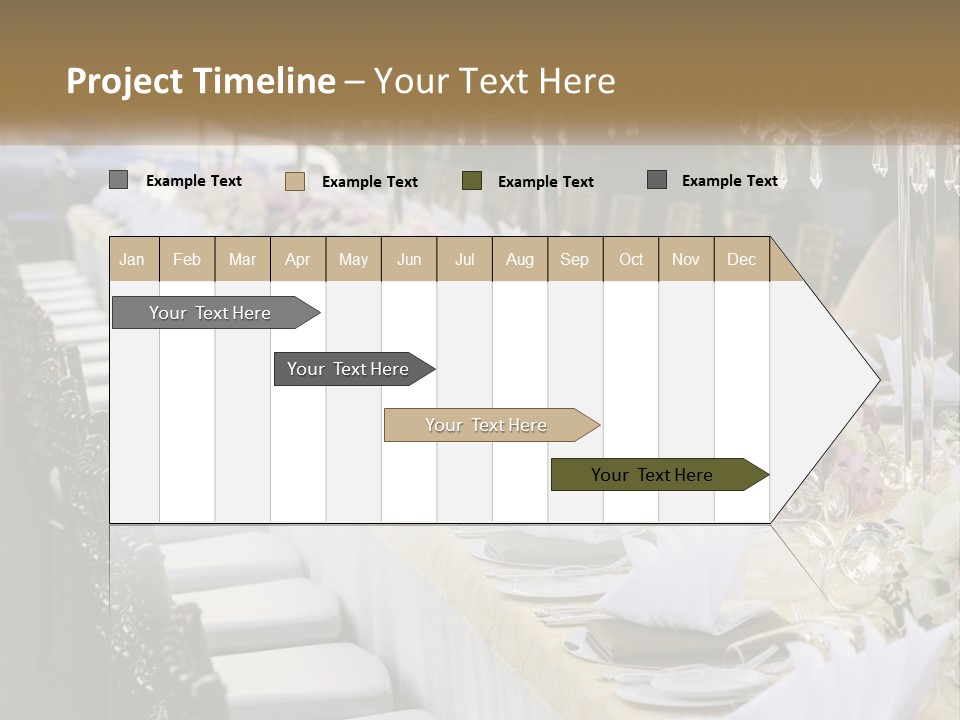 Wedding Table For Guests PowerPoint Template