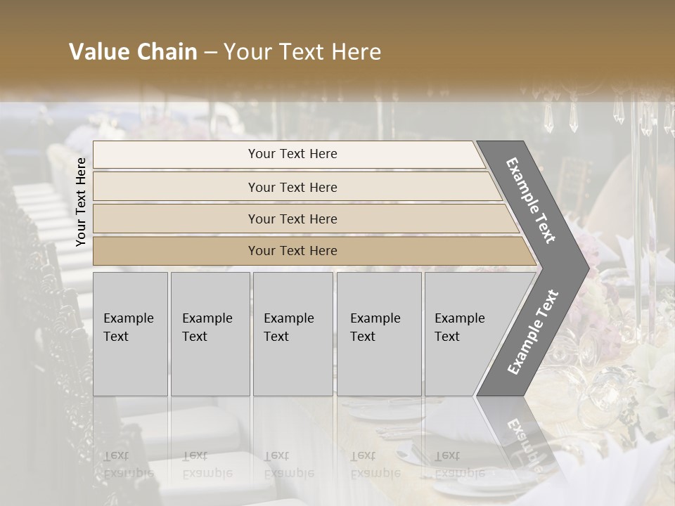 Wedding Table For Guests PowerPoint Template