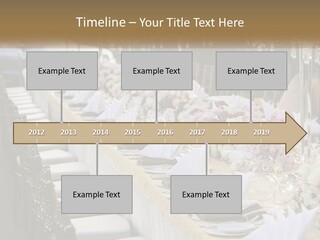 Wedding Table For Guests PowerPoint Template