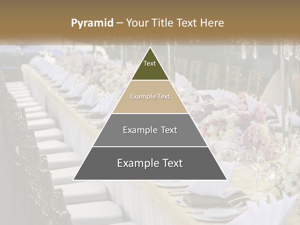 Wedding Table For Guests PowerPoint Template