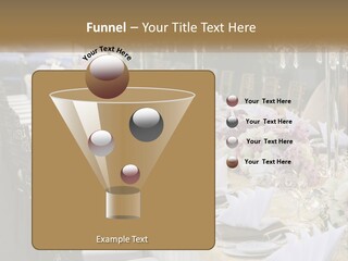 Wedding Table For Guests PowerPoint Template