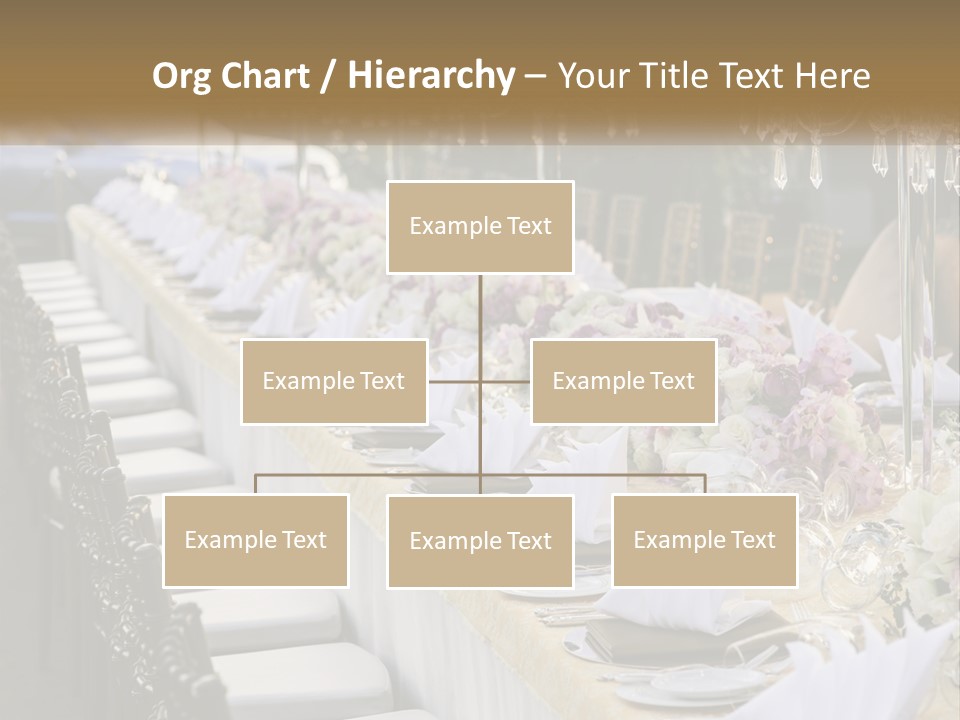 Wedding Table For Guests PowerPoint Template