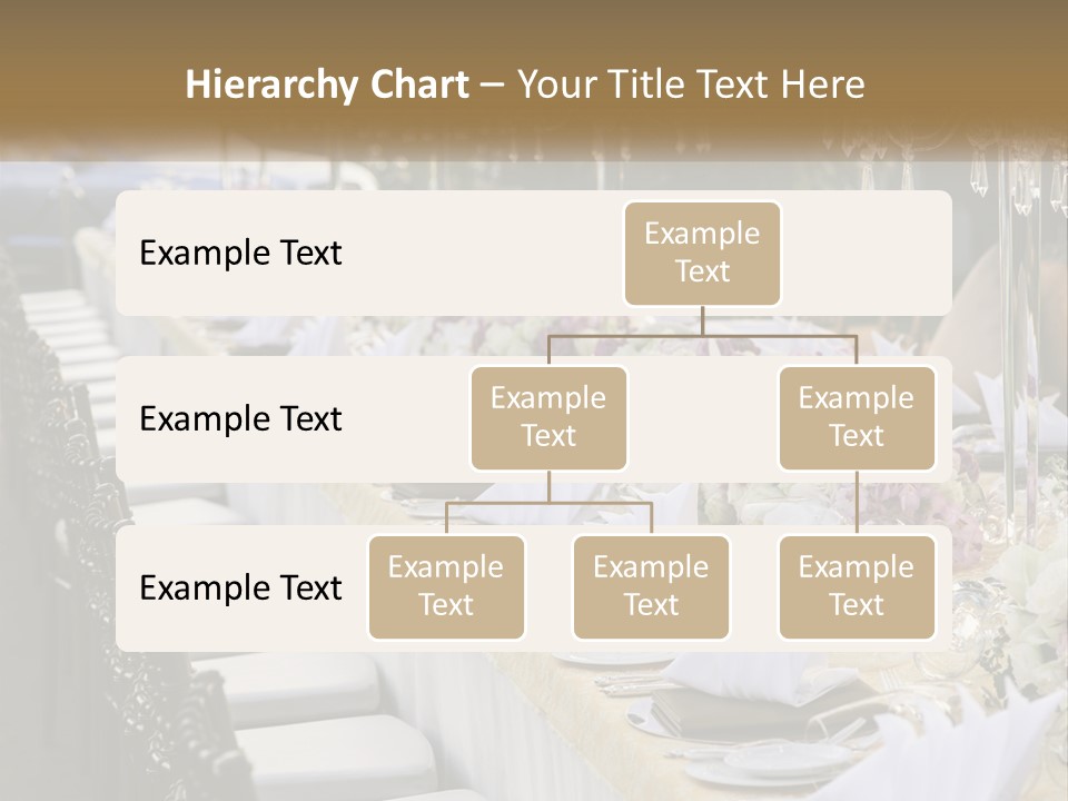 Wedding Table For Guests PowerPoint Template
