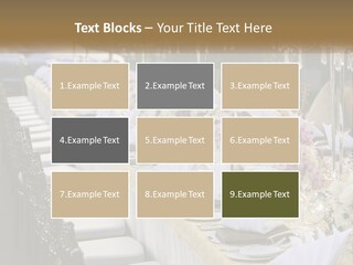 Wedding Table For Guests PowerPoint Template