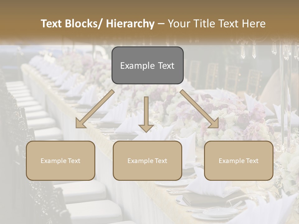 Wedding Table For Guests PowerPoint Template