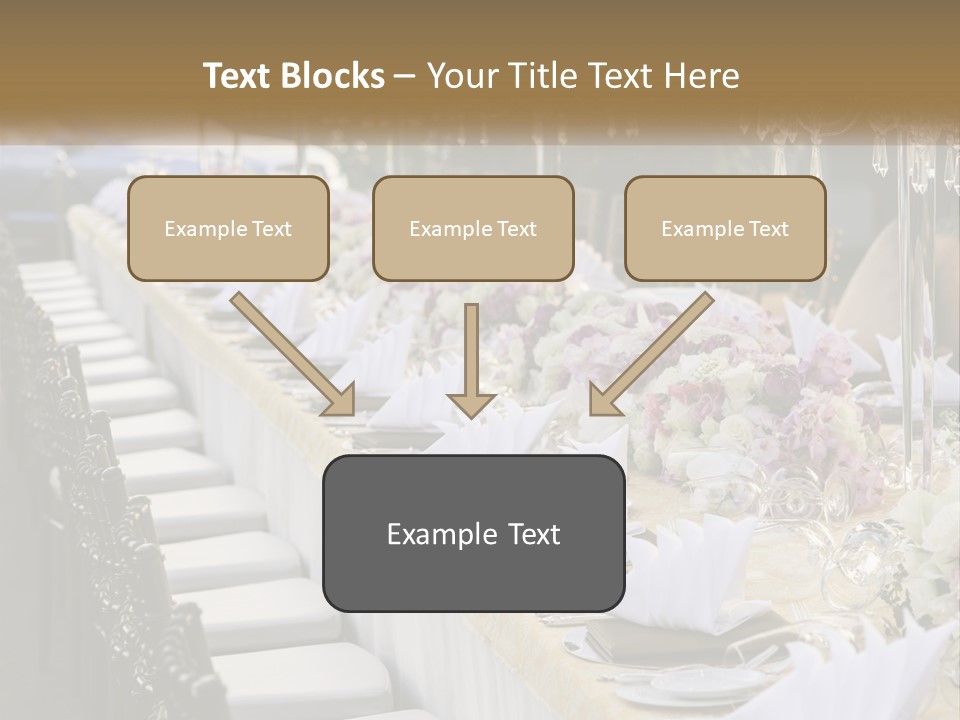 Wedding Table For Guests PowerPoint Template