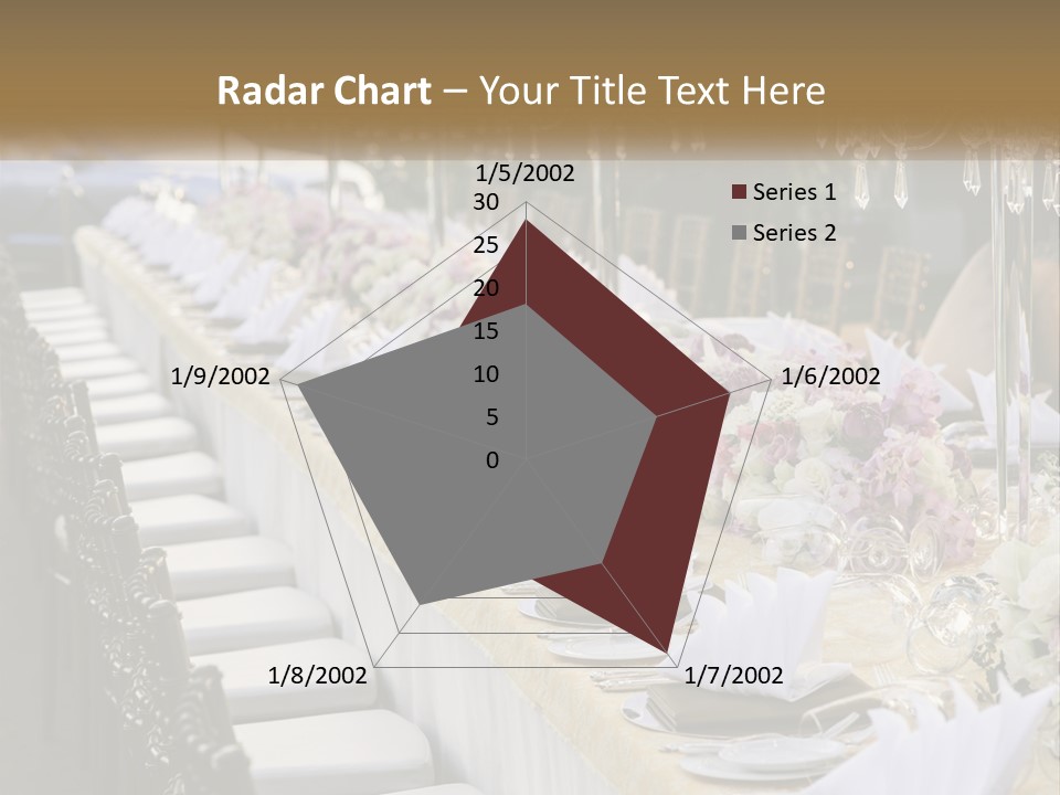 Wedding Table For Guests PowerPoint Template