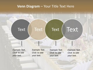 Wedding Table For Guests PowerPoint Template