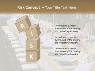 Wedding Table For Guests PowerPoint Template