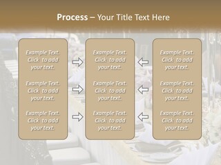 Wedding Table For Guests PowerPoint Template