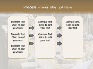 Wedding Table For Guests PowerPoint Template