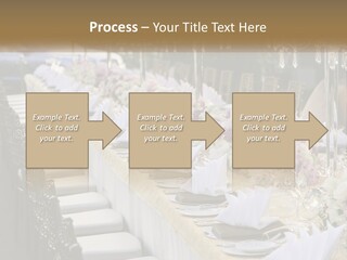 Wedding Table For Guests PowerPoint Template