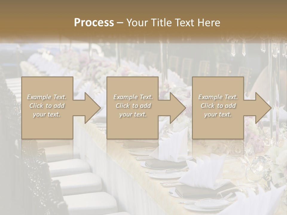 Wedding Table For Guests PowerPoint Template