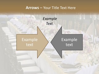 Wedding Table For Guests PowerPoint Template