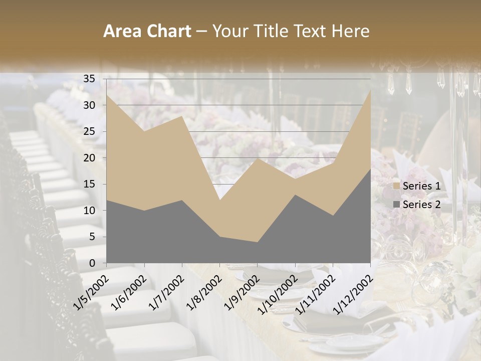Wedding Table For Guests PowerPoint Template