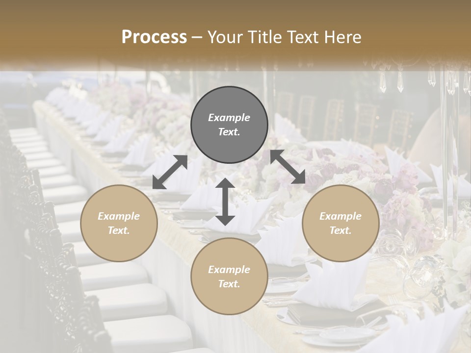 Wedding Table For Guests PowerPoint Template