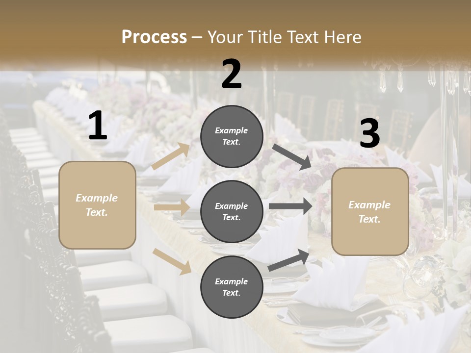 Wedding Table For Guests PowerPoint Template