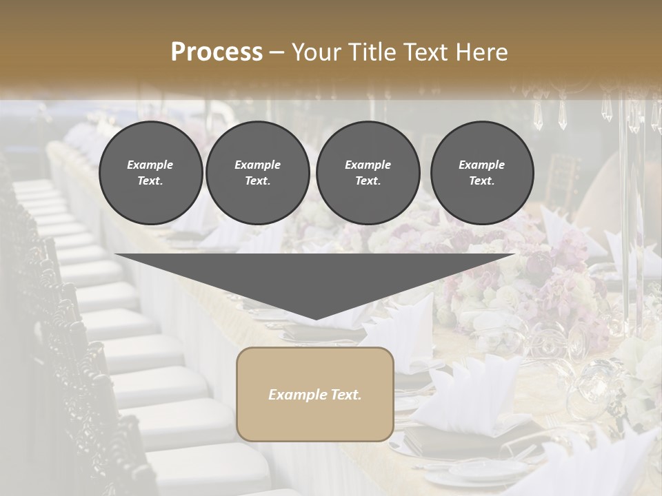 Wedding Table For Guests PowerPoint Template