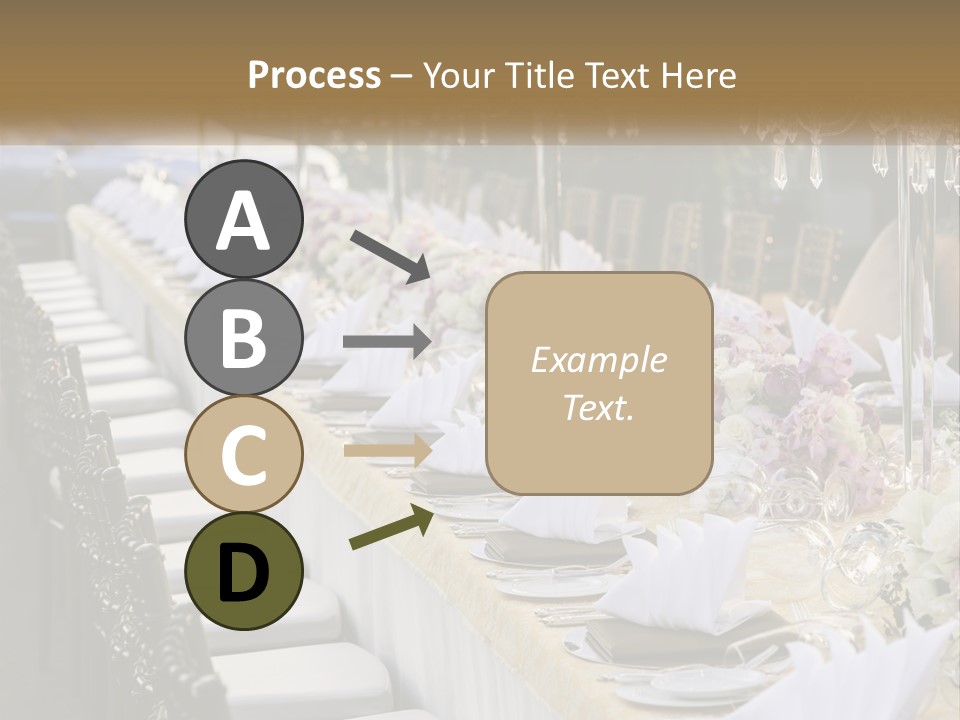 Wedding Table For Guests PowerPoint Template
