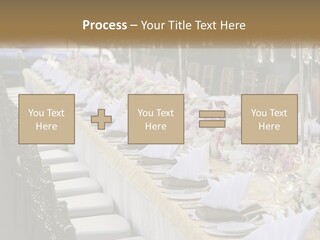 Wedding Table For Guests PowerPoint Template