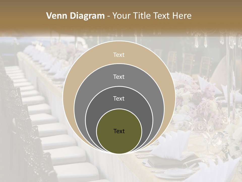 Wedding Table For Guests PowerPoint Template