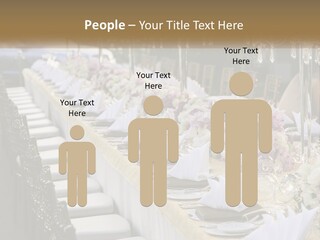 Wedding Table For Guests PowerPoint Template