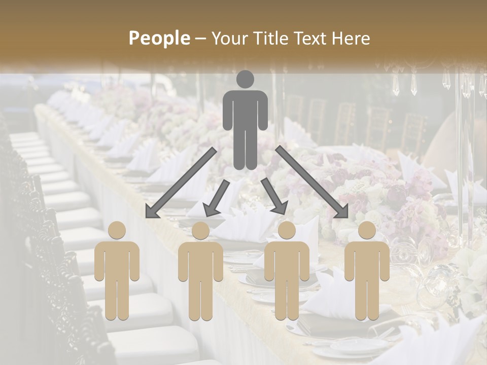 Wedding Table For Guests PowerPoint Template