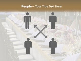 Wedding Table For Guests PowerPoint Template