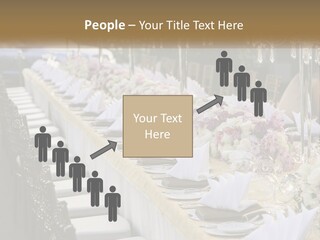 Wedding Table For Guests PowerPoint Template