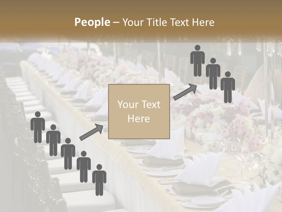 Wedding Table For Guests PowerPoint Template