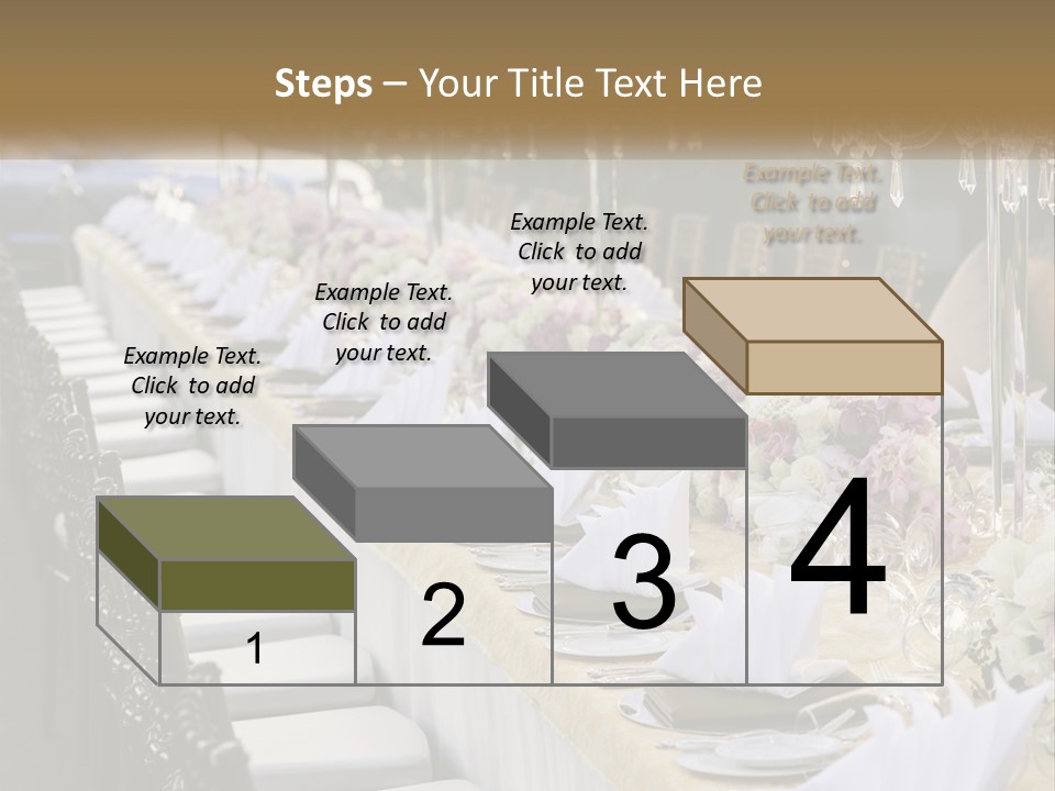 Wedding Table For Guests PowerPoint Template