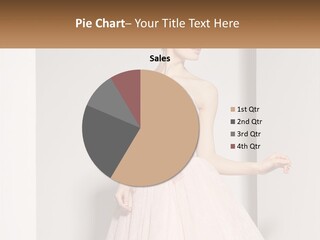 Girl In A Pink Dress PowerPoint Template