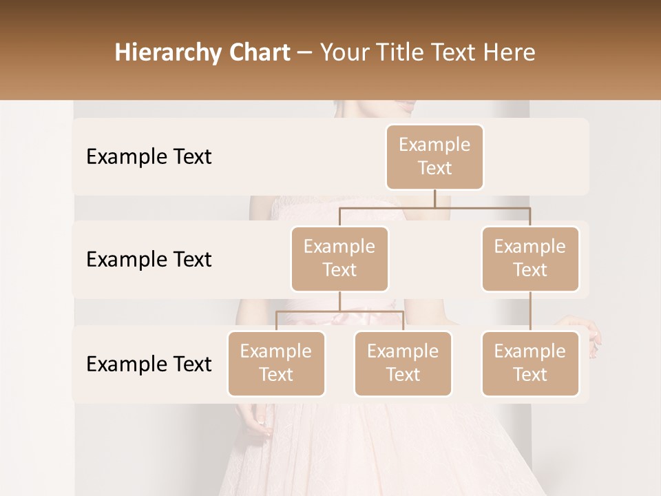 Girl In A Pink Dress PowerPoint Template